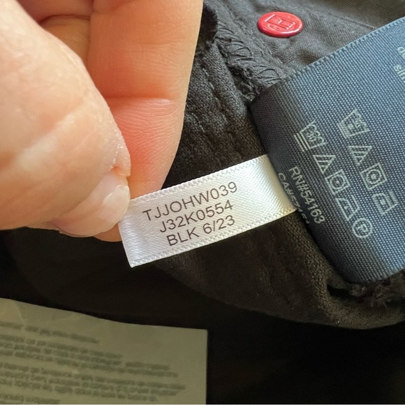 Tommy Hilfiger Black Baby Corduroy Pants Women’s Size 8 NEW - Picture 6 of 6